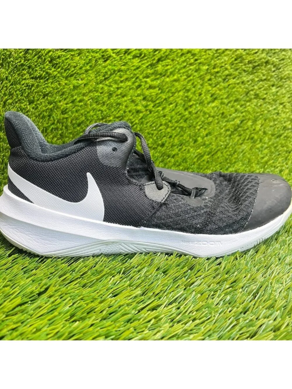 Nike Zoom HyperSpeed Court Women Size 10 Black Running Volleyball Shoes Sneakers